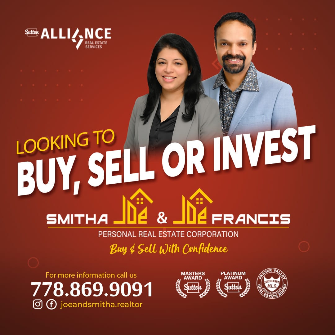 Joe Francis & Smitha Joe – Sutton Alliance Realty